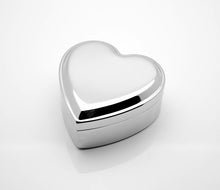 Personalized Modern Heart Jewelry box with engraving