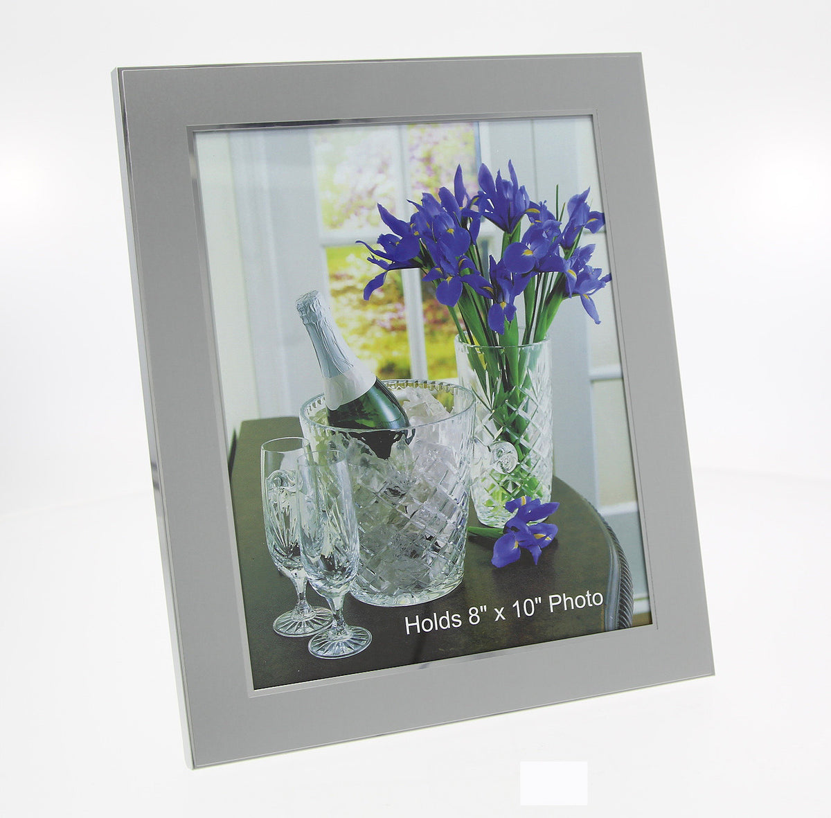 Personalized photo frame 8x10 Brushed Metal Engraved picture frame L