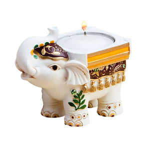 Good Luck Elephant Candle Holders