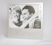 Personalized picture frame 5x7 Photo frame with text and Logo Engraving - 5x7 picture frame