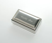 Personalized rectangle jewelry box Engraved with Name Date or Monogram