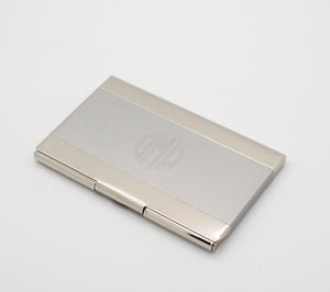 Personalized Business Card Case - Engraved Card holder with shiny surface Executive Gift